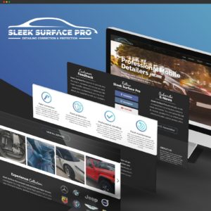 Web design portfolio - Sleek Surface Pro | Platinum 99 Perth WA